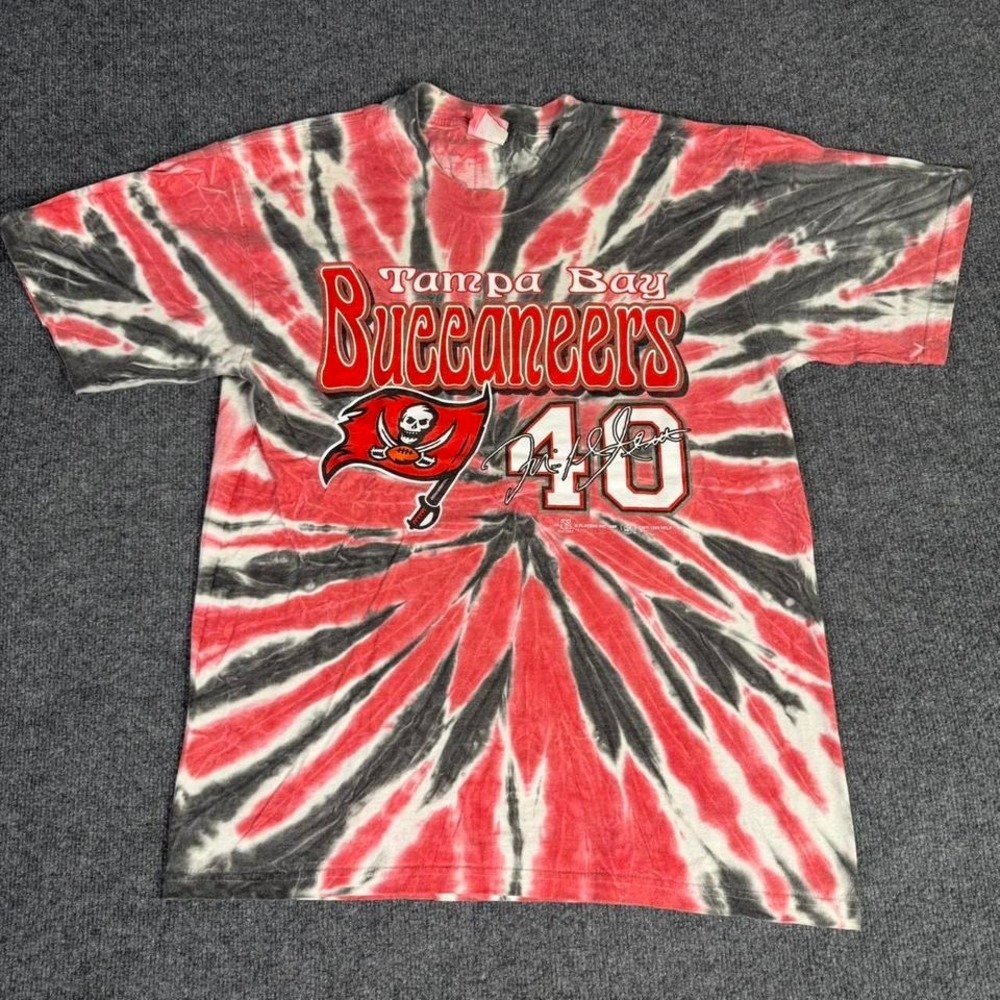 Tampa Bay Buccaneers Mike Alstott 1999 Vintage Shirt –‎ Tie Dye